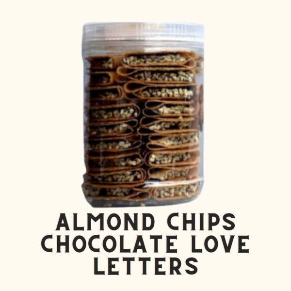 Almond Chips Chocolate Love Letters