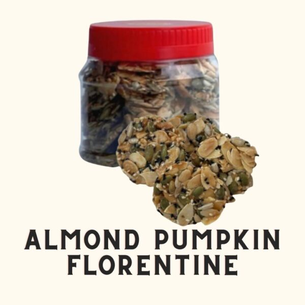 Almond pumpkin Florentine