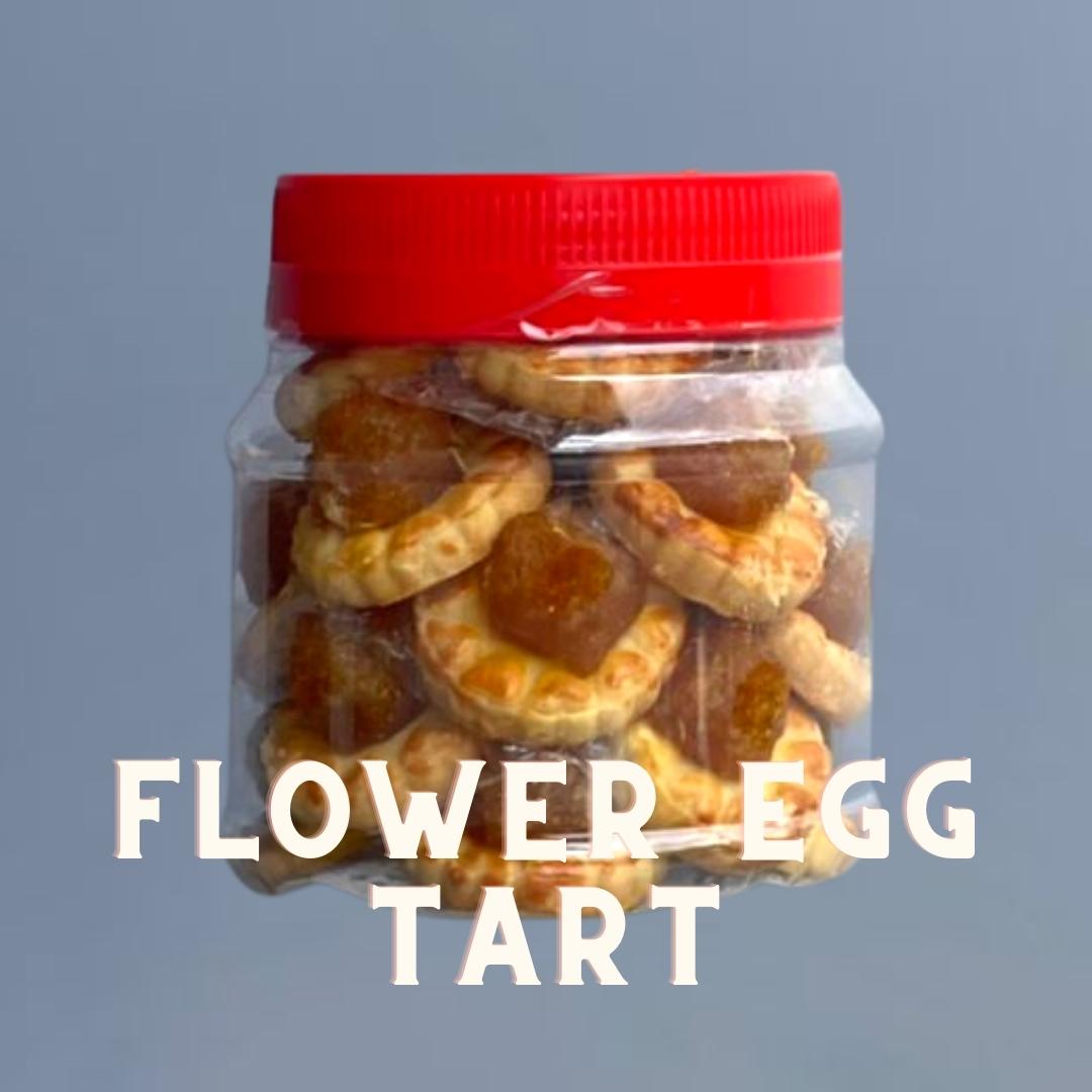 Flower Egg Tart chinese new year goodies cookies snacks