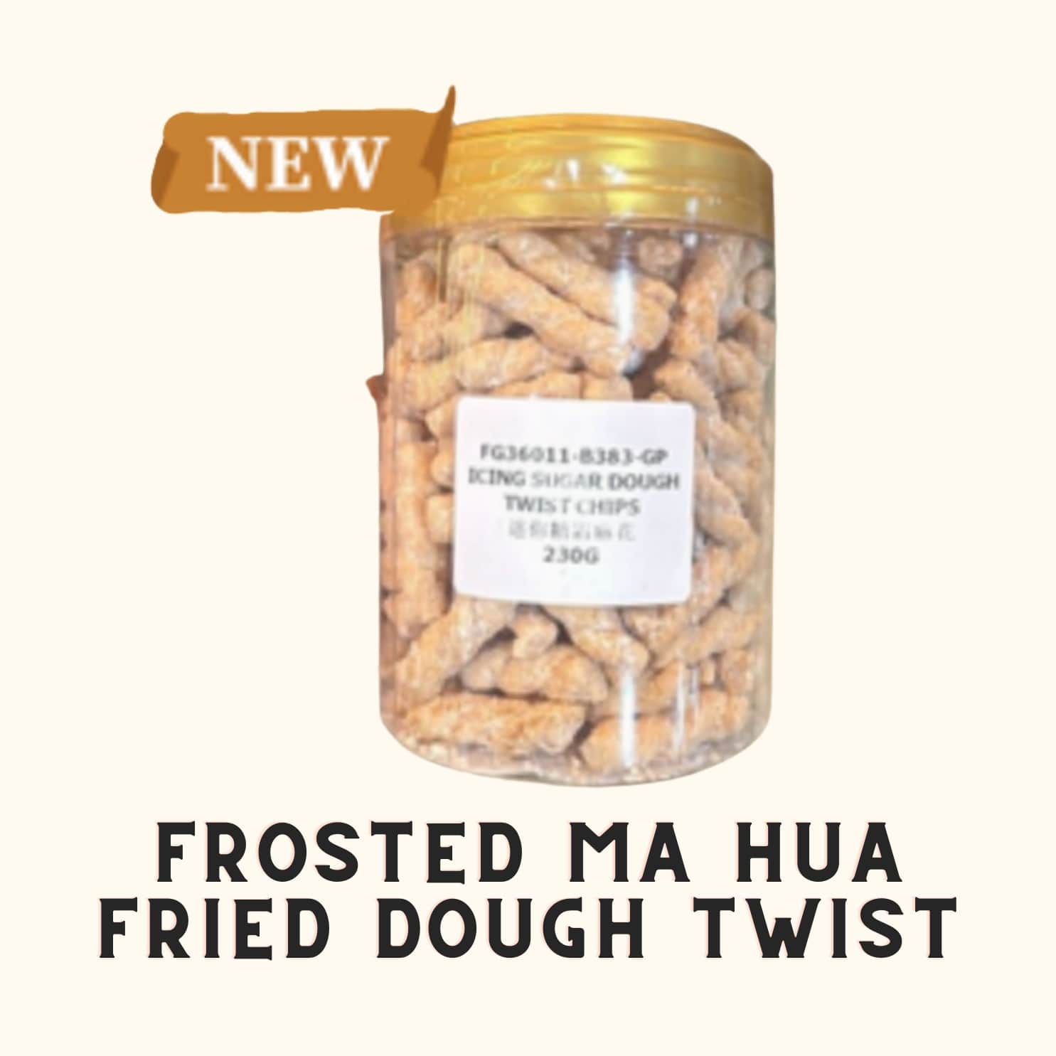 Frosted Ma Hua Fried Dough Twist