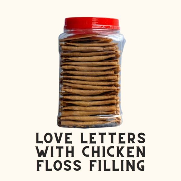 Love Letters with Chicken Floss Filling