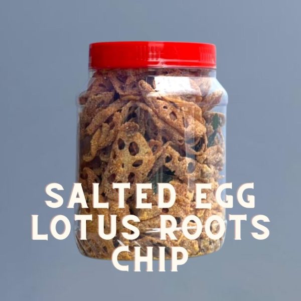 salted egg lotus roots chip chinese new year snacks goodies cookies
